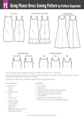Going Places | Fit-Flare & Fitted Dress PDF Sewing Pattern